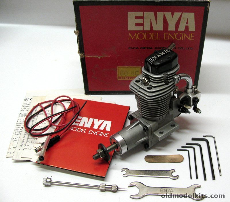 Enya 80-4C Four Cycle - Gas Engine for RC Flying Model Aircraft plastic model kit